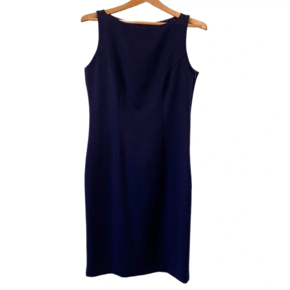 Vintage Laura Ashley 100% wool sheath dress size 8